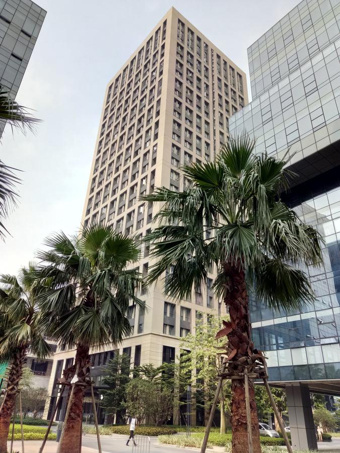 Guangzhou Laiste Aparthotel Science City Greenland Central Plaza Branch - Free Shuttle Bus To Canton Fair Complex During Canton Fair Period מראה חיצוני תמונה