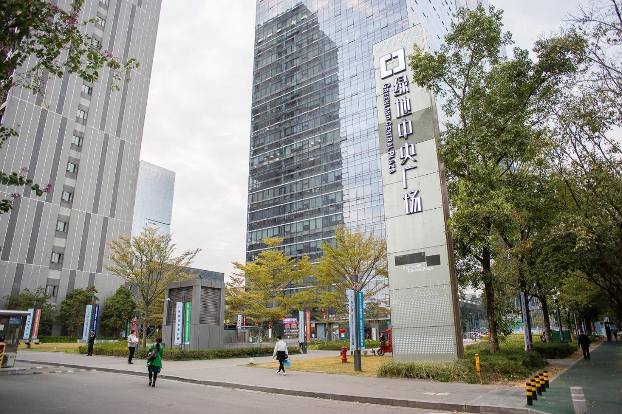 Guangzhou Laiste Aparthotel Science City Greenland Central Plaza Branch - Free Shuttle Bus To Canton Fair Complex During Canton Fair Period מראה חיצוני תמונה
